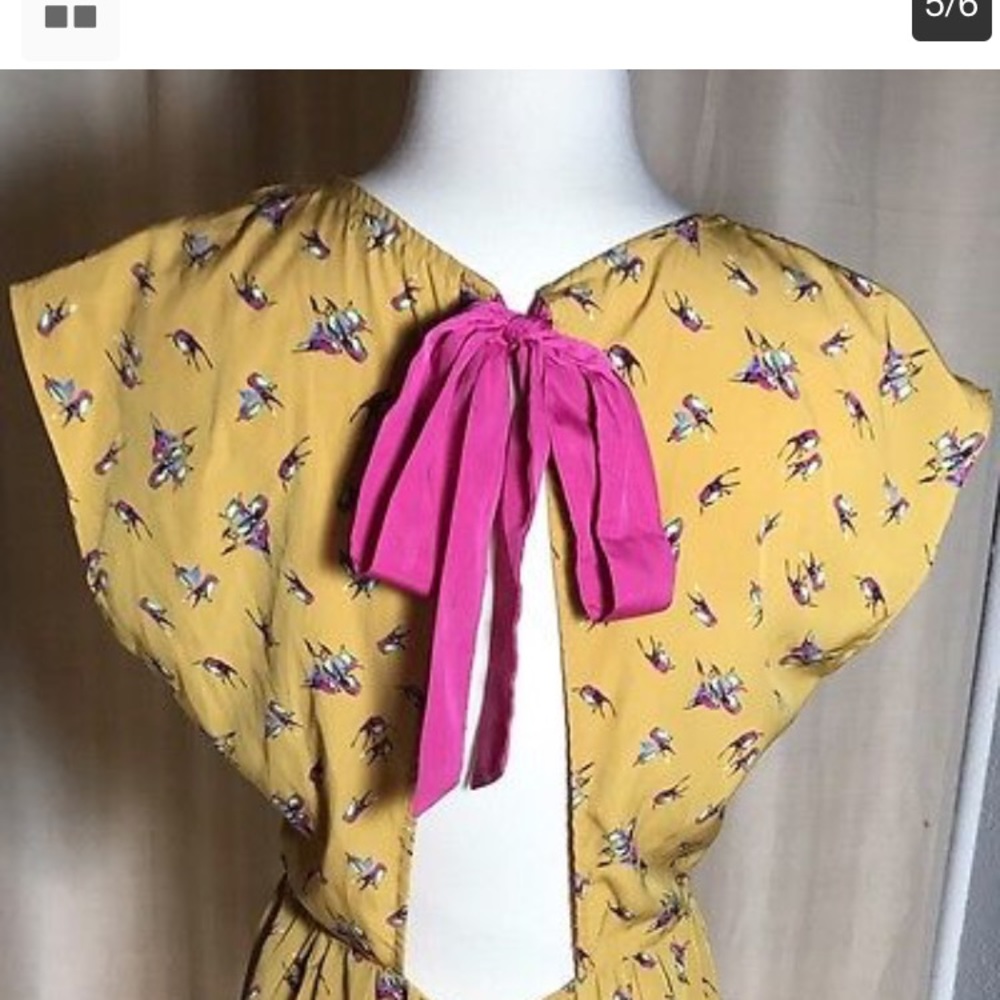 Mustard Seed birdie print dress